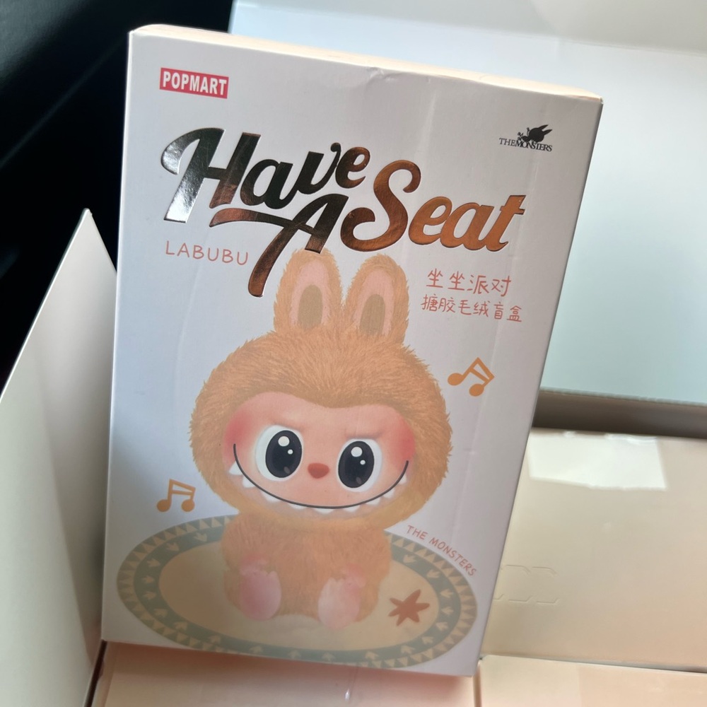 Popmart Labubu 'Have A Seat' Collectible Figure